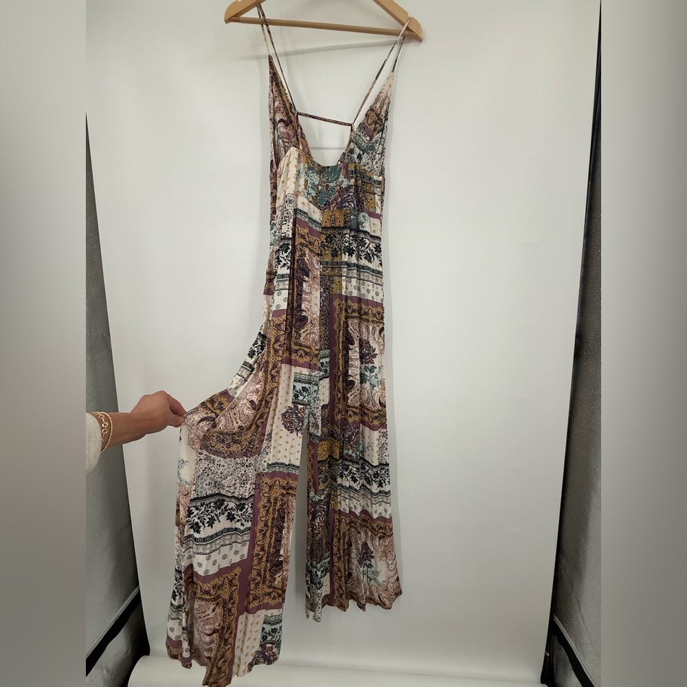 Free People Margarita Patchwork Jumpsuit - Picture 8 of 10